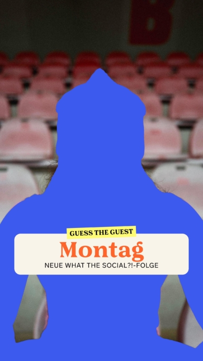 ✨Guess the Guest ✨Könnt ihr erahnen, wer am Montag zu Gast bei What the Social?! ist? 👇💬👀

Die Auflösung gibt es morgenfrüh in unserer Story!

Freut euch auf die Folge! Montag, 6.30 Uhr. Überall, wo es Podcasts gibt.