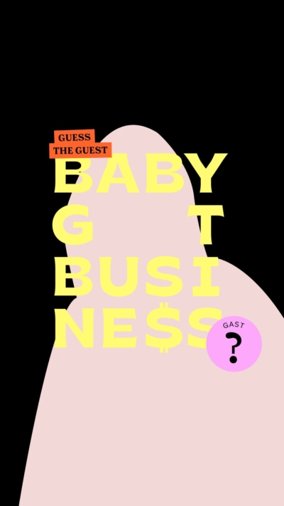✨Guess the Guest ✨Könnt ihr erahnen, wer in der ersten Folge der neuen Staffel Baby got Business zu Gast ist? 👇💬👀

Die Auflösung gibt es heute Nachmittag in unserer Story!

Freut euch auf die Folge! Mittwoch, 6.30 Uhr. Überall, wo es Podcasts gibt.